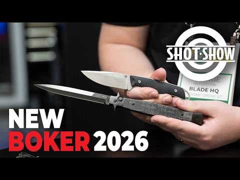 New Boker Knives for 2026 | Shot Show 2026 thumbnail