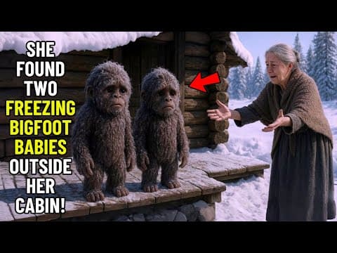 Old Woman Takes In 2 Freezing Baby Bigfoots—The Next Day, a Whole Tribe Stood at Her Door thumbnail