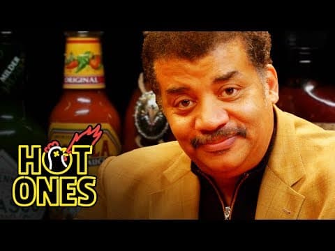 Neil deGrasse Tyson Explains the Universe While Eating Spicy Wings | Hot Ones thumbnail