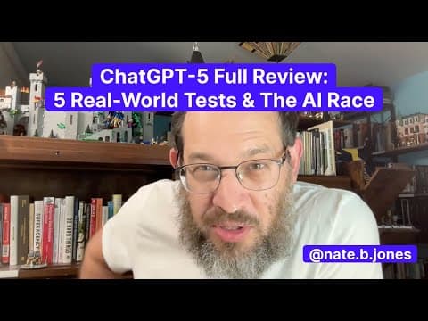 ChatGPT-5 Full Review: 5 Real-World Tests & The AI Race thumbnail