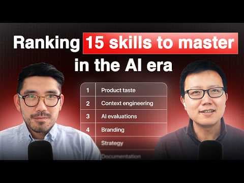 Ranking 15 PM Skills: What Survives vs. Gets Disrupted by AI | Nan Yu (Linear) thumbnail