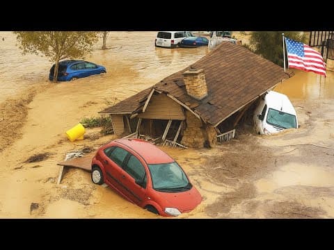 Texas UNDERWATER! Catastrophic Flash Floods Obliterate Towns – Homes Drowned, Vehicles Swept Away thumbnail