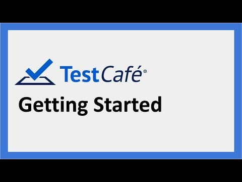TestCafe | 1 | Getting Started | Step-by-Step for Beginners thumbnail