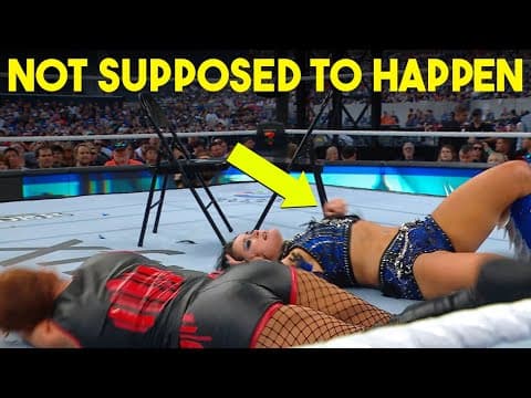 These Moments Were NOT Supposed to Happen at WWE Summerslam 2025 thumbnail