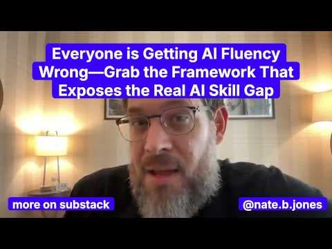 Everyone is Getting AI Fluency Wrong—Steal My 10 Level Framework That Exposes the Real AI Skill Gap thumbnail