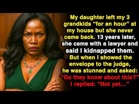 My daughter left me with my 3 grandkids… 13 years later she accused me of kidnapping! thumbnail