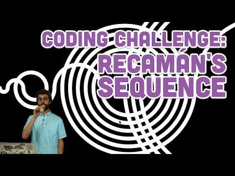 Coding Challenge #110: Recamán's Sequence - Part 1 thumbnail