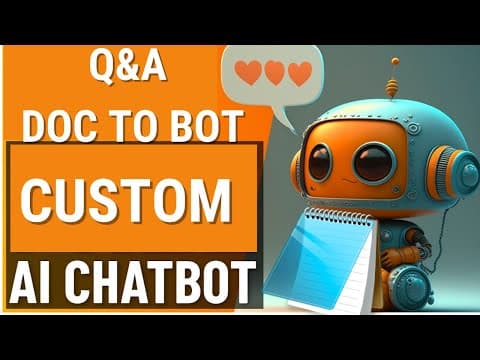 Build your own Q&A KnowledgeBot using GPT-Index & LangChain - Document to Chatbot thumbnail