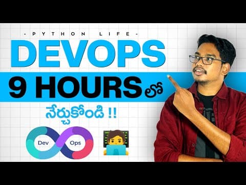 DevOps Full Course in Telugu | DevOps 9 Hours in Telugu | DevOps Full Tutorials in Telugu thumbnail