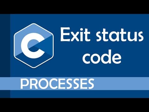 Getting exit status code in C thumbnail