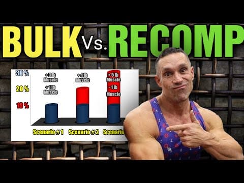 BULKING & CUTTING vs. "Main-Gaining" - Best Way To Maximize Long Term Muscle Growth thumbnail