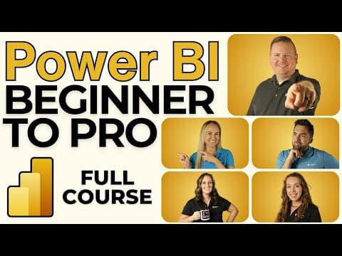 ULTIMATE Power BI Tutorial 📊 Beginner to Pro Course (2024) thumbnail