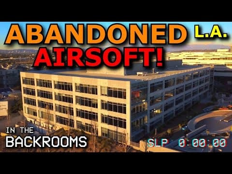 Backrooms AIRSOFT At This ABANDONED LA Building! (Creepy Overnight INSANITY!) thumbnail