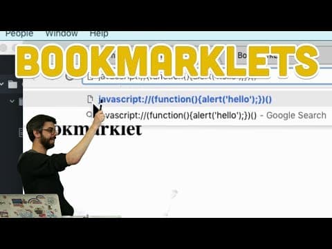 11.2: Bookmarklets - Programming with Text thumbnail