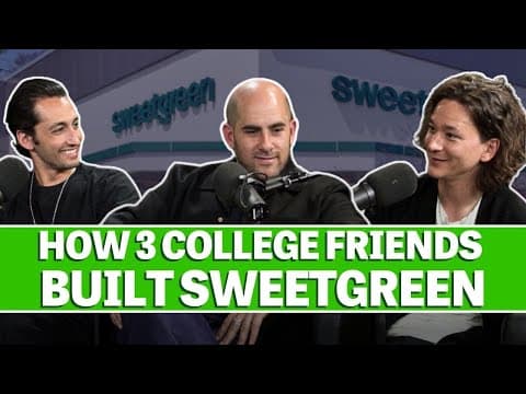 Sweetgreen co-founders: From college friends to a $2.5 billion public company | Masters of Scale thumbnail
