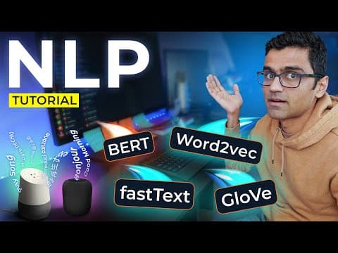 Text Representation Using Word Embeddings: NLP Tutorial For Beginners - S2 E7 thumbnail