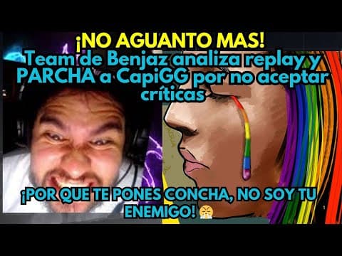 Team de Benjaz analiza replay y PARCHA a CapiGG por no aceptar críticas thumbnail