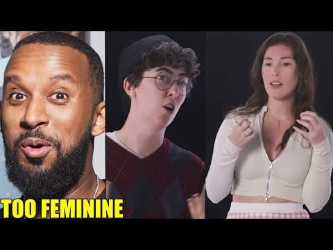 "Ur Too Attractive To Be A Feminist!" - Female Gets Taught How To Be A Feminist By Males 😂 thumbnail