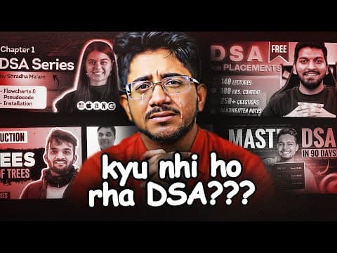 DSA Playlists Are Making You DUMB! [RANT] | Vivek Gupta thumbnail