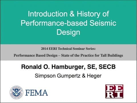 History of Performance-based Seismic Design - Performance Based Design of Tall Buildings (1 of 10) thumbnail