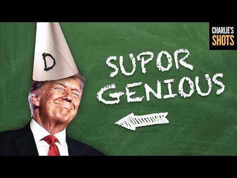 Trump is Too Stupid to Know He's Stupid: The Dunning-Kruger President | Charlie's Shots thumbnail