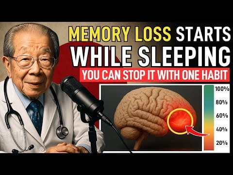 Japan's Oldest Doctor: Do NOT forget this before sleep - or you will lose brain strength (after 60) thumbnail