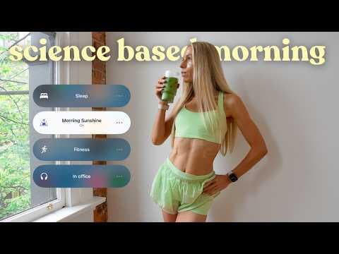 I Made the Perfect Science Based Morning Routine *for women* thumbnail