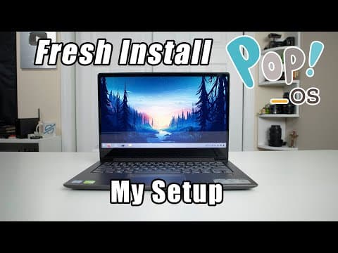 My Linux Setup Using POP OS and Gnome Fresh Install! thumbnail