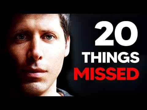 What Did Sam Altman Reveal About OpenAI's Future Plans? thumbnail