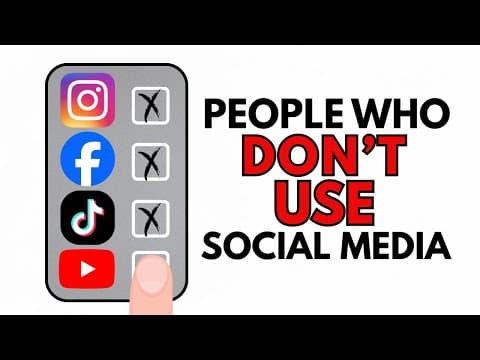 Psychology of People Who Don't Use Social Media thumbnail