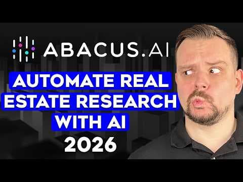Abacus AI - 2026 | How to Automate Real Estate Research - Try This AI Browser thumbnail