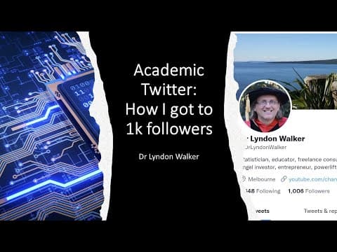 Academic Twitter: How I Got to 1000 Followers thumbnail