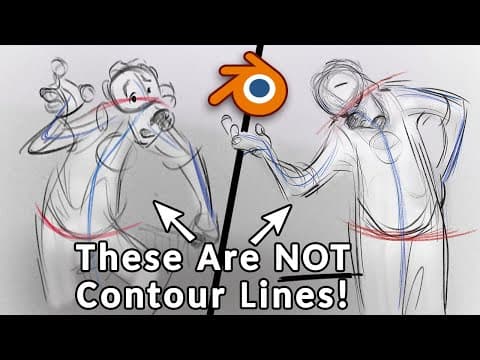 Gesture Drawing AND 2D Animation Practice at the SAME TIME! (Using Blender) thumbnail