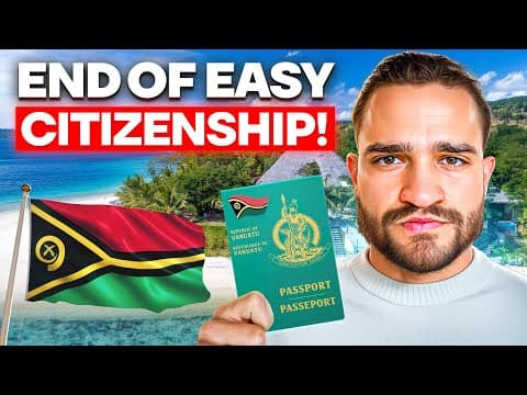Vanuatu Just Got Strict: The Era of “Easy Citizenship” Is Over thumbnail