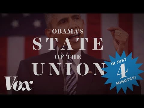 Obama's 2016 State of the Union, in four minutes thumbnail