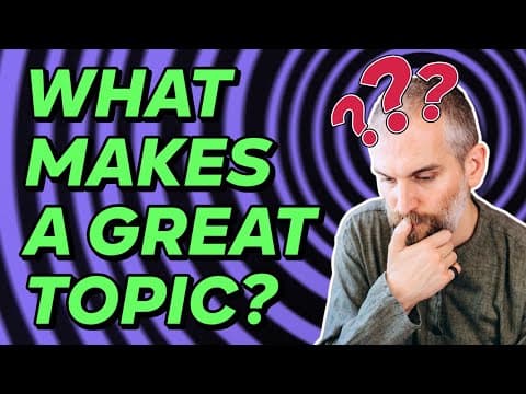 How to Brainstorm a Great College Essay Topic thumbnail