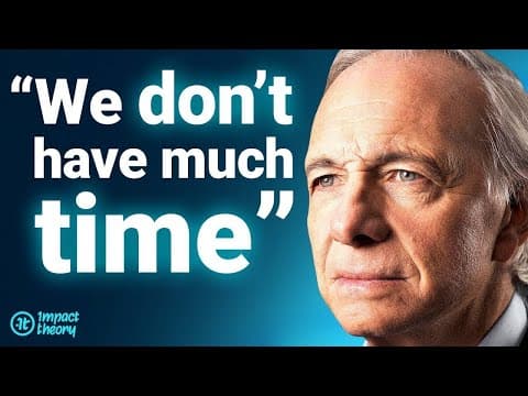 “People DON’T KNOW What’s Coming!” Prepare For The CHANGING WORLD ORDER | Ray Dalio thumbnail