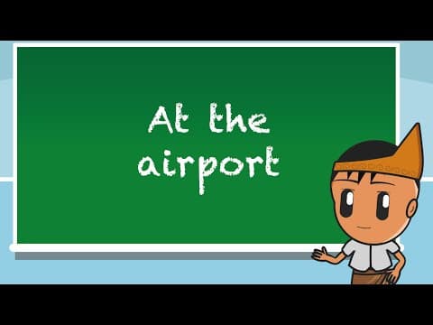 Learn Indonesian online - At the airport - Lesson 21 thumbnail