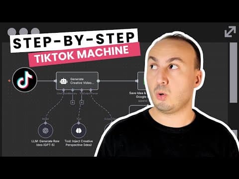 How to Generate AI Viral Videos with VEO 3 & Upload to TikTok — WORKFLOW n8n 🤯 (tuto step by step) thumbnail