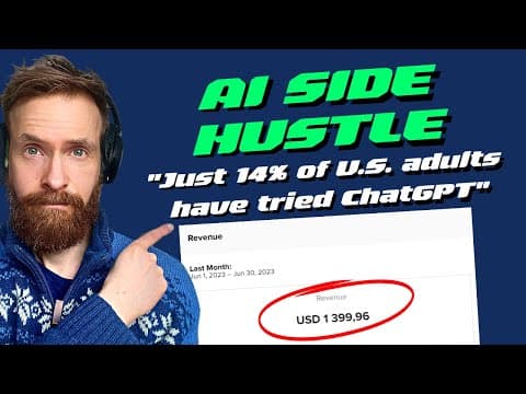 AI Side Hustles: Why Now is Your Moment (ChatGPT Advanced Data Analysis) thumbnail