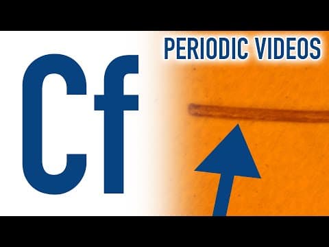 What Is Californium and Its Uses in Science and Military? thumbnail