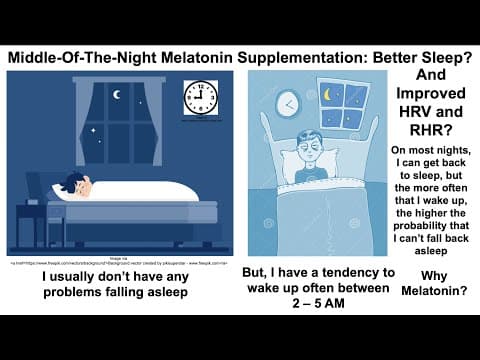 Middle-of-the-Night Melatonin Supplementation: Better Sleep, Improved HRV and RHR? thumbnail