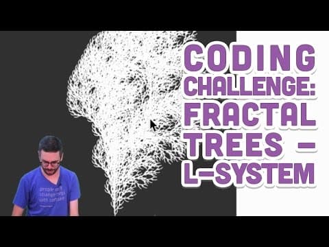 Coding Challenge #16: L-System Fractal Trees thumbnail