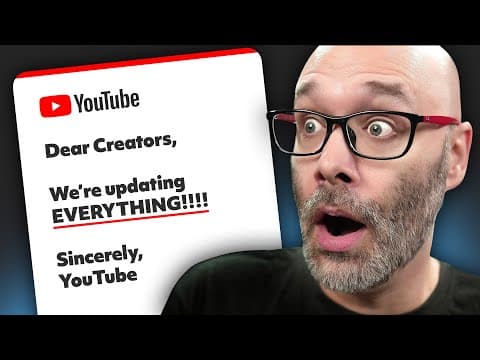 MAJOR YouTube Announcement! 30 NEW Features Coming! thumbnail
