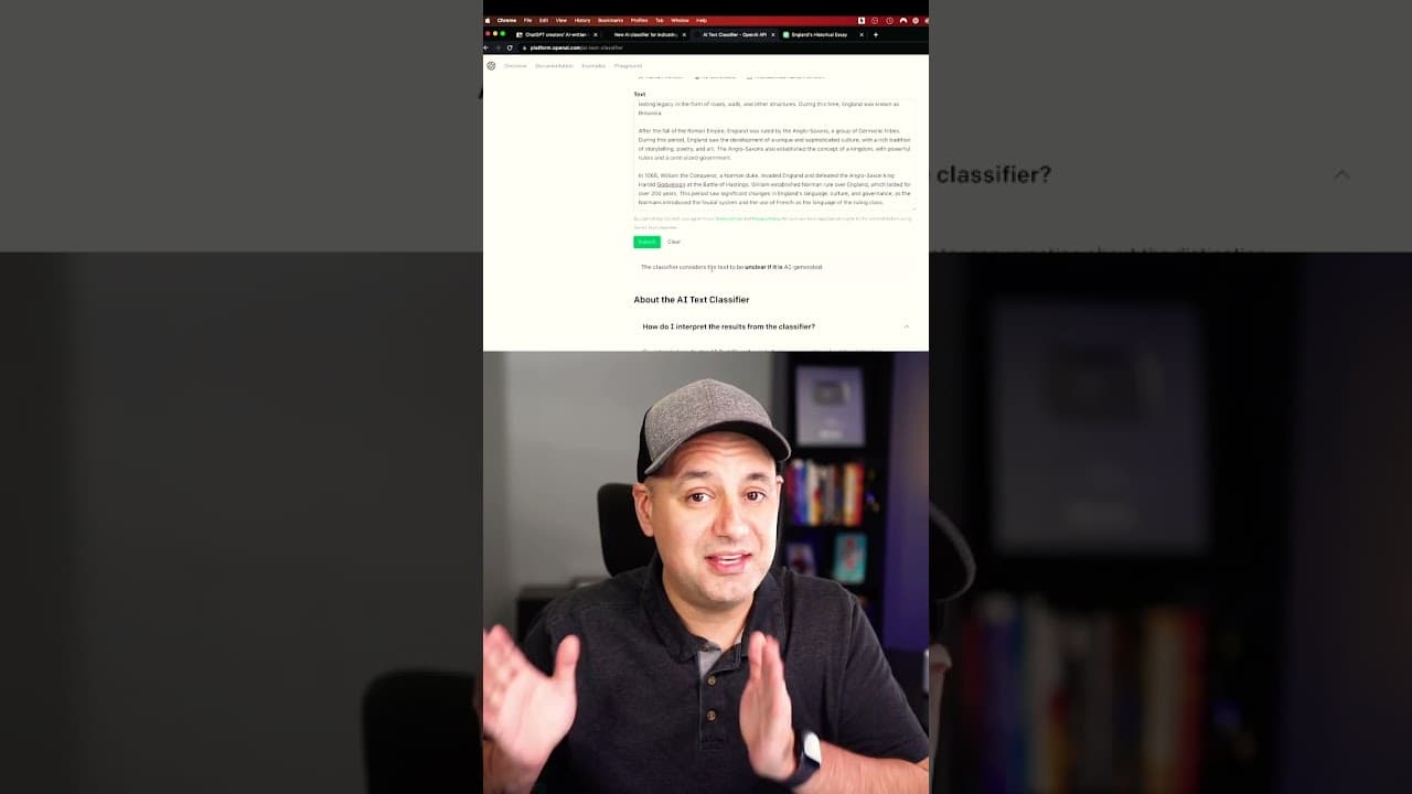 YouTube video player