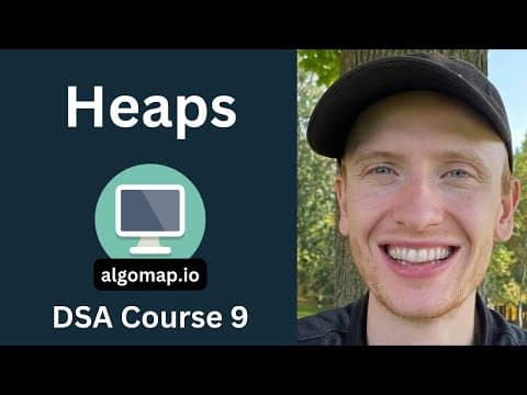 Heaps & Priority Queues - Heapify, Heap Sort, Heapq Library - DSA Course in Python Lecture 9 thumbnail