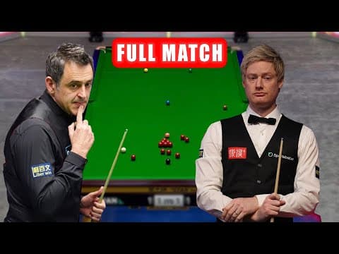 Ronnie O'Sullivan vs Neil Roberston Champion of Champions Snooker Highlights thumbnail
