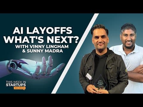 RunwayML, AI Steve Jobs, & more with Sunny Madra & Vinny Lingham | E1755 thumbnail