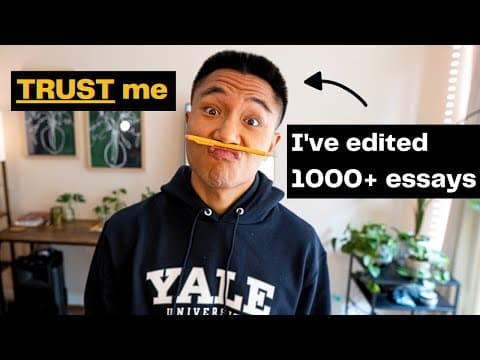 The Best Way to Start & End a College Essay! | Tips for Common App and Supplementals 2023-2024 thumbnail