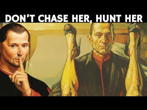 Never CHASE a WOMAN (GO and HUNT HER!) — Machiavellian Dark Psychology thumbnail